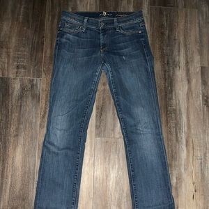 7 for all Mankind straight leg jeans
